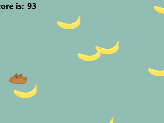 Cat doesn't like banana