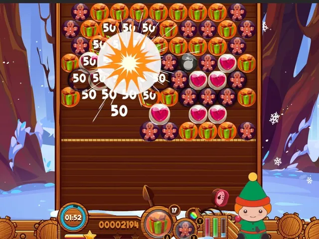 Christmas Bubble Puzzle