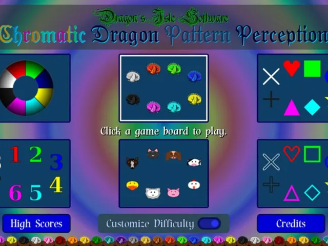 Chromatic Dragon Pattern Perception