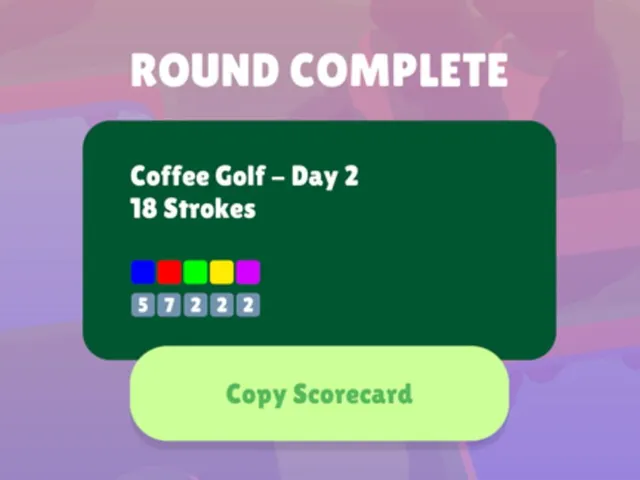 Coffee Golf