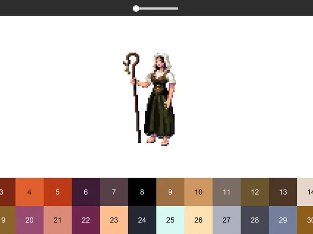 Coloring Pixel: Fantasy Characters