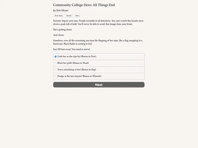 Community College Hero: All Things End