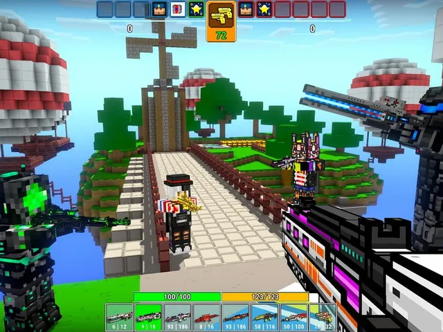 Cops N Robbers: Pixel Craft Gun