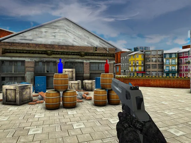Counter Bottle Shooter: Pro Aim Master Target Bottle Shoot 3D Game Strike Pistol
