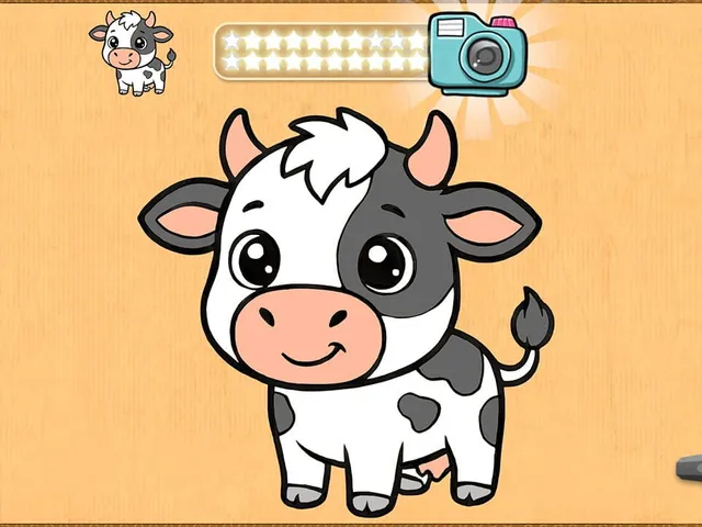 Crayon Farm Animals