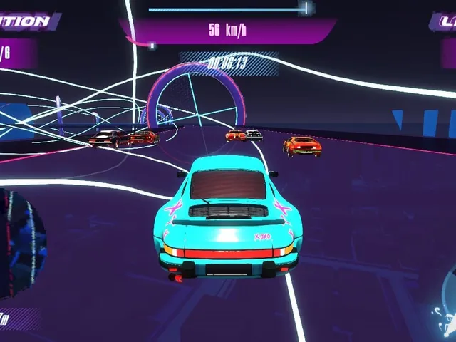Cyber Racers: Retro Neon Punk Drift