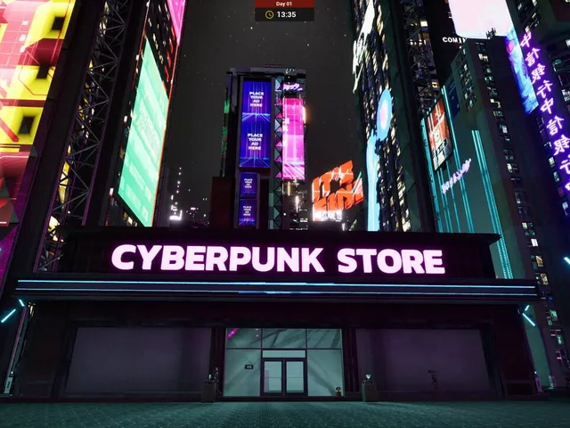 Cyberpunk Store Simulator