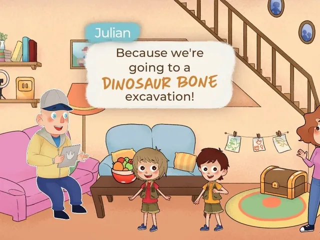 Dani and Evan: Dinosaur books
