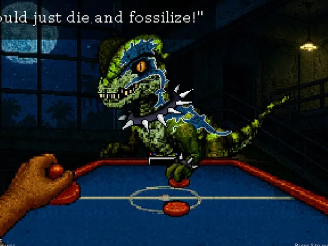 Dinosaur Air Hockey