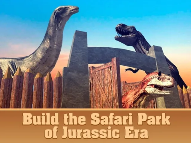 Dinosaur Park Building Simulator 3D