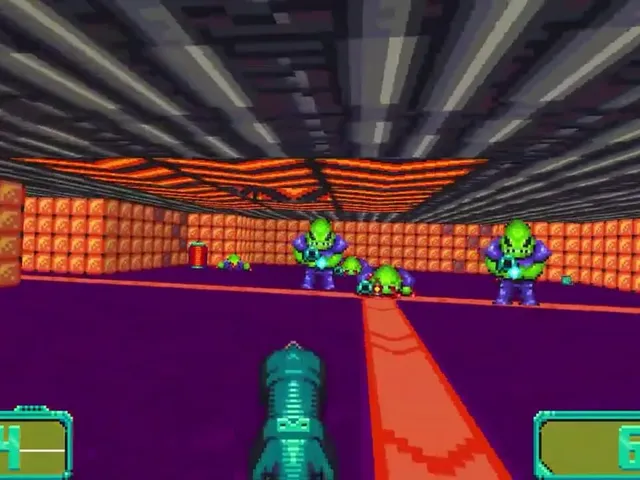 DOSMan: Space Aliens in Space!