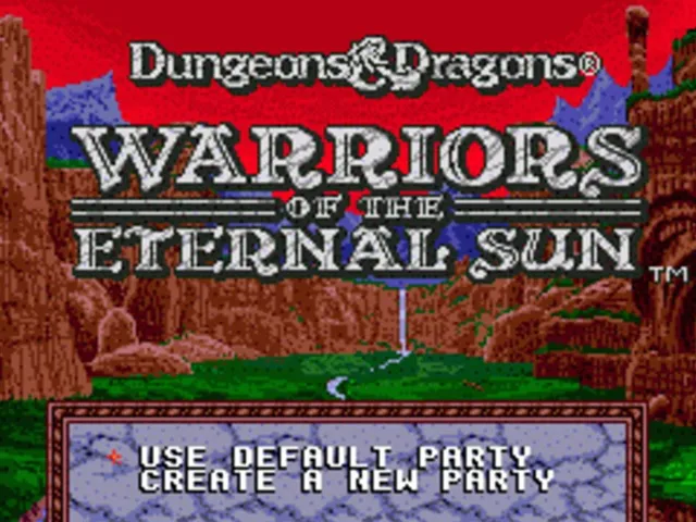 Dungeons & Dragons: Warriors of the Eternal Sun