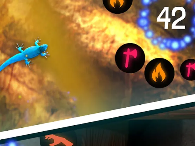 Electric Blue: Gecko dash!