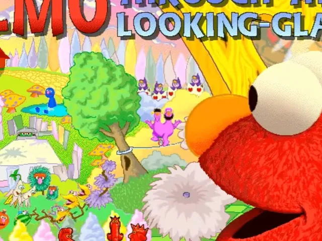 Elmo Through the Looking-Glass