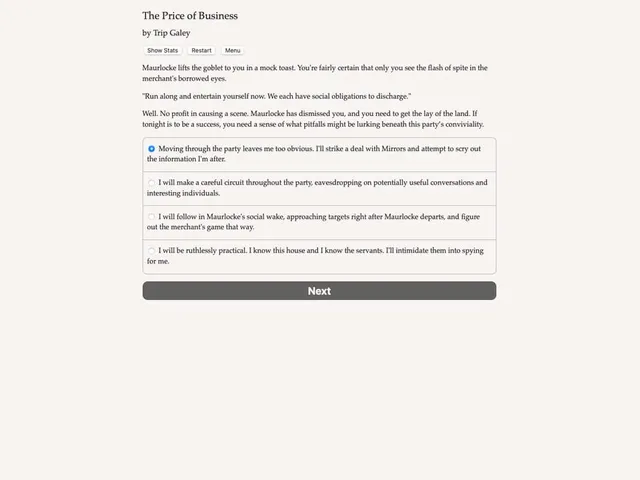 Faerie's Bargain: The Price of Business