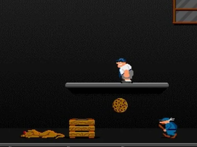 Fat Boy Raids The Cookie Factory