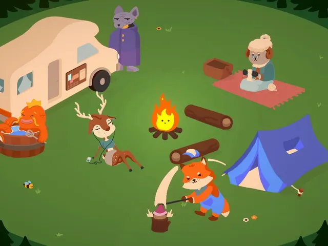 Fire at Campsite