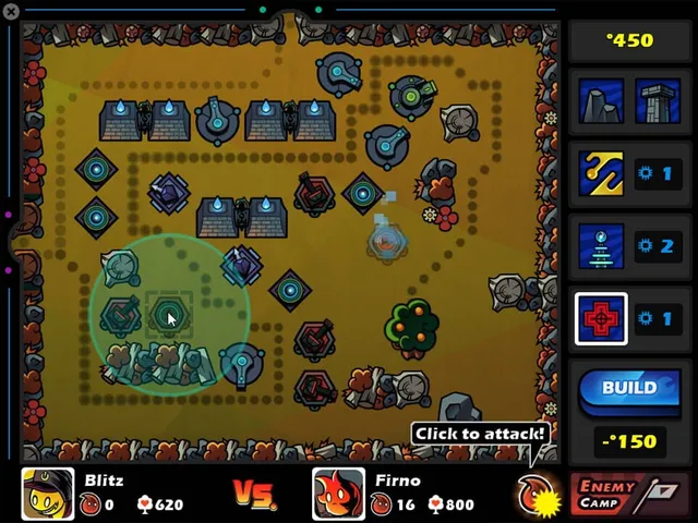 Fire With Fire: Online Tower Attack and Defense
