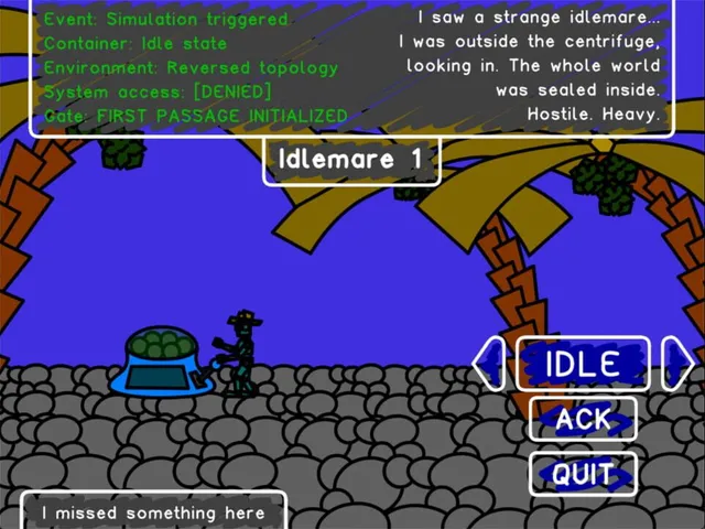 Flat Galaxy: An Idlemare