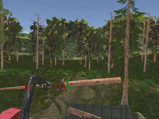 Forest Harvester Tractor 3D