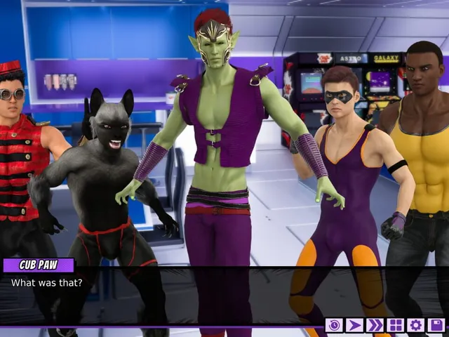 Fresh Force Frustrations: A Gay Superhero Erotic Visual Novel