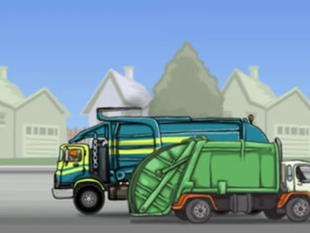 Garbage Truck: Dumpster Pick Up