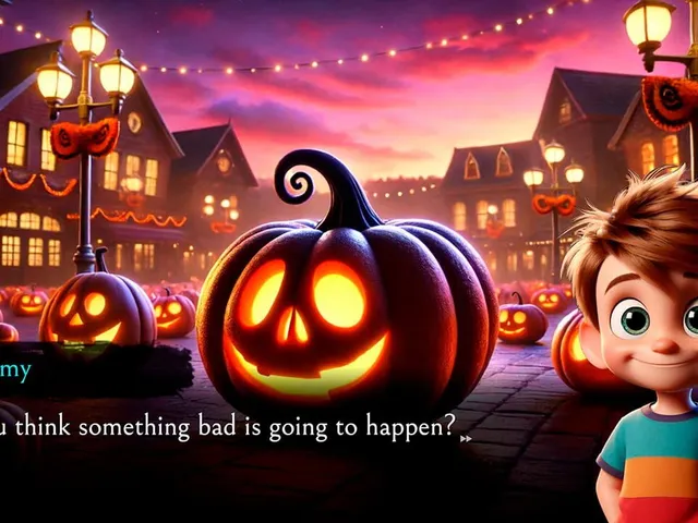 Glimmer and the Dark Halloween Pumpkin