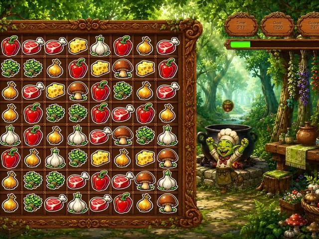 Goblin and Recipes: Match-3 Adventure