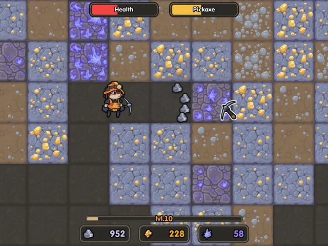 Golden Mine Pickaxe 2: Mummy Tombs