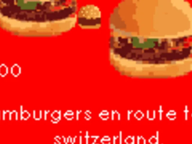 Hamburgers En Route to Switzerland