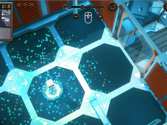 Hidden Space Station Top-Down 3D