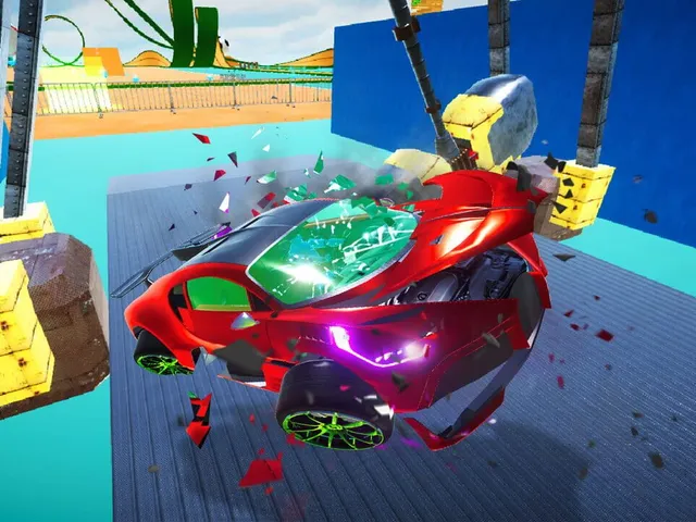 Hyper Cars Ramp Crash