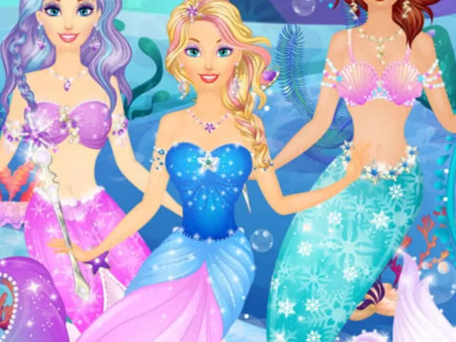 Ice Princess Mermaid Salon: Girls Makeover Games