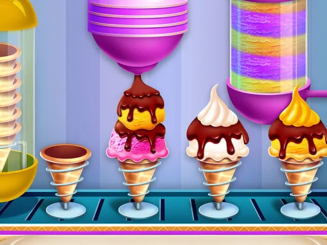 Icecream Cone Cupcake Baking