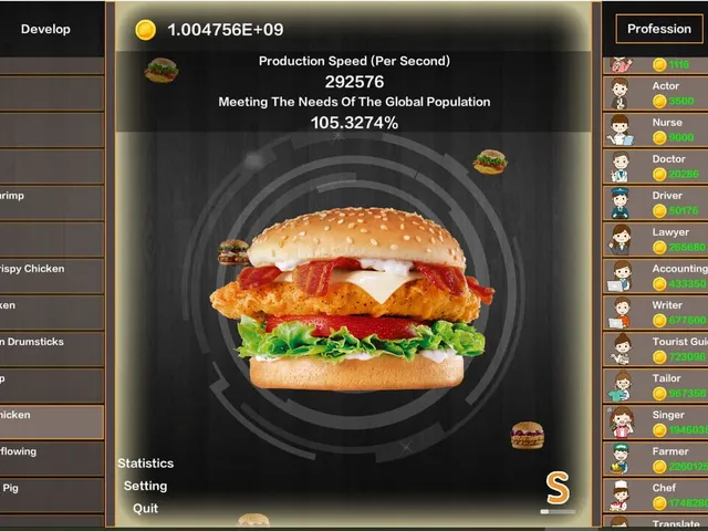 Idle Hamburgers Save the World