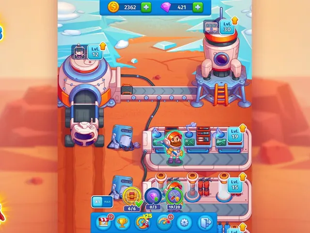 Idle Mars Colony