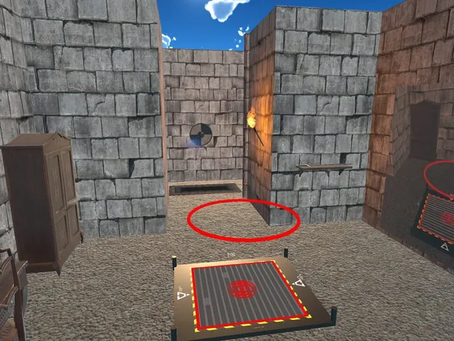 Infinadeck Medieval Maze