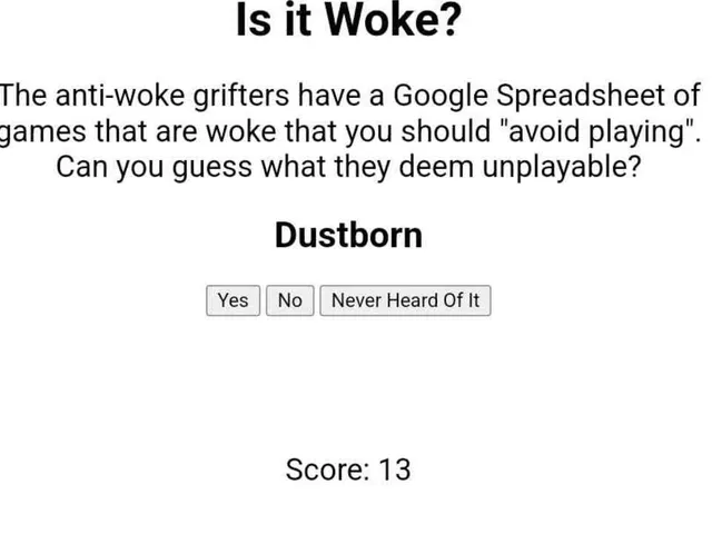 Is It Woke?