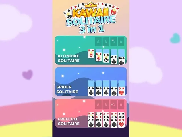 Kawaii Solitaire 3 in 1