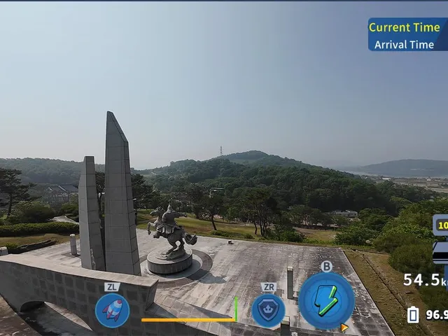 Korean Drone Flying Tour Baekje Military Museum