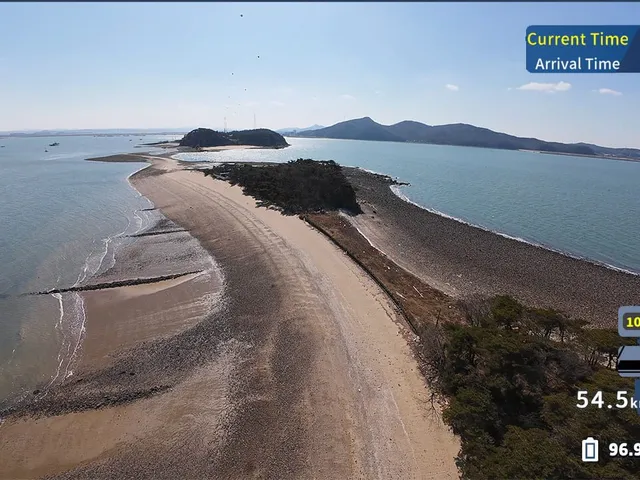 Korean Drone Flying Tour Garorim Bay