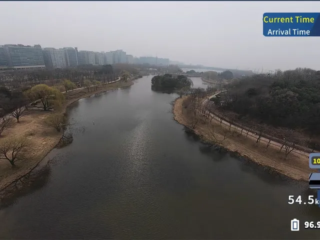 Korean Drone Flying Tour Ilsan Lake Park