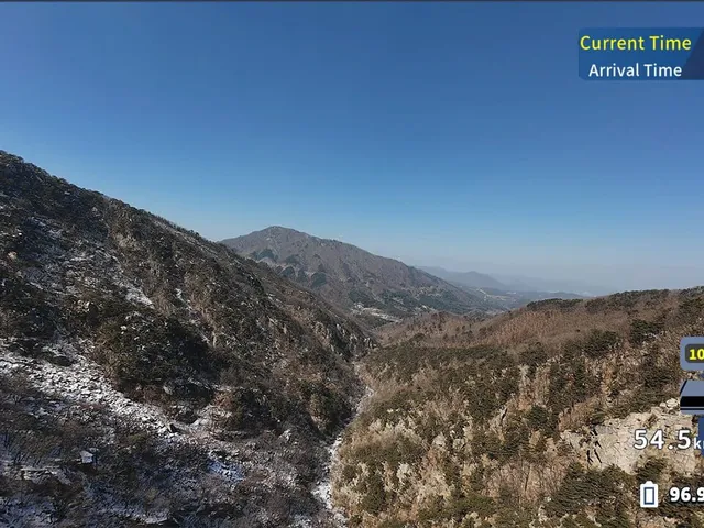 Korean Drone Flying Tour Yumyeongsan