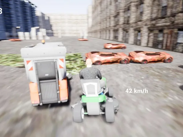 Lawnmower Game Racing 2: Drunken