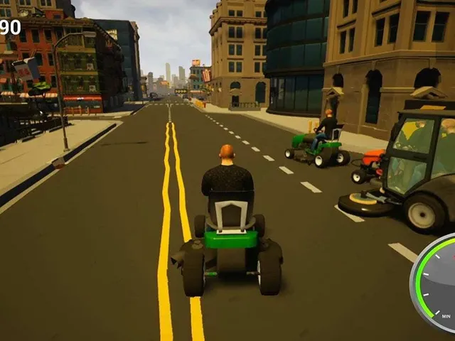 Lawnmower Game: Racing
