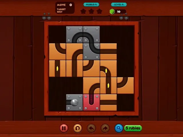 Let it roll slide puzzle