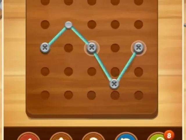 Line Puzzle: String Art