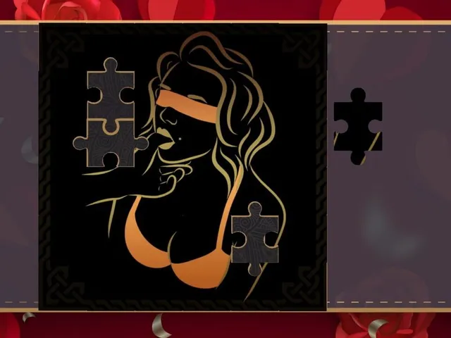 LineArt Jigsaw Puzzle: Erotica Valentines