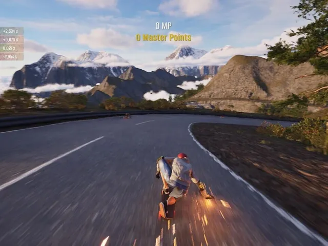 Longboard Skate Downhill Simulator