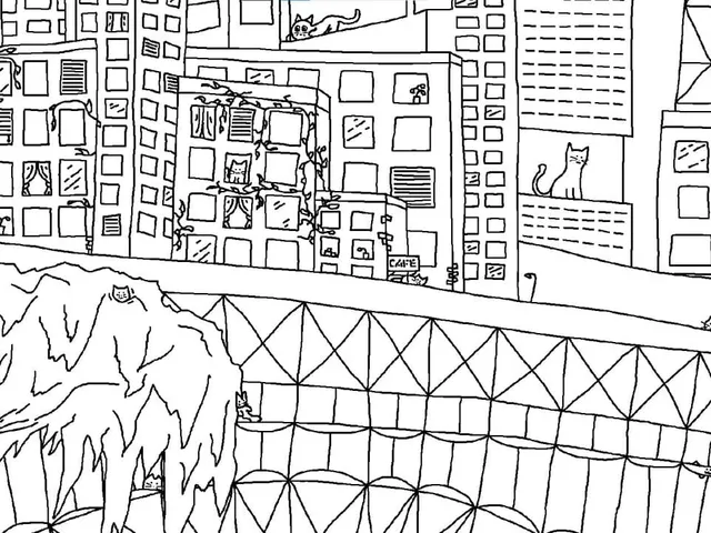 Looking For Cats In a Badly Drawn City